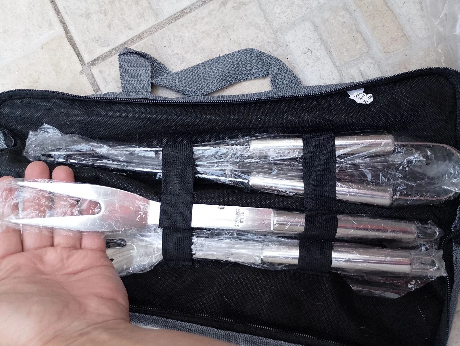 AGRIFA barbecue utensil set with storage case New – photo 4